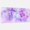 Designart - Light Purple Fractal Texture - Abstract Canvas Art Print